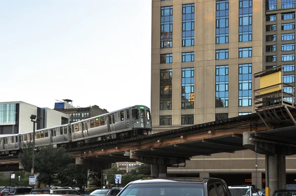 Hochbahn in Chicago, illinois — Stockfoto