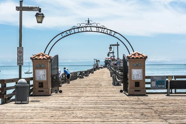 Capitola Wharf в Capitola Біч, Каліфорнія — стокове фото