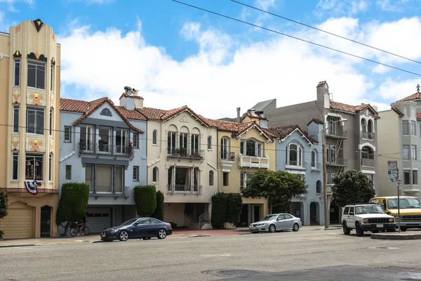 Casas de San Francisco, California — Foto de Stock