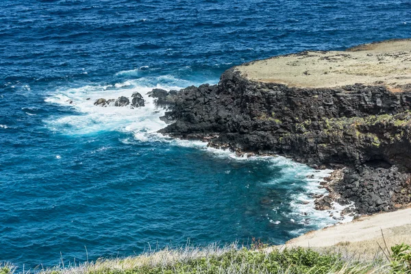 Costa da lava em Big Island, Havaí — Fotografia de Stock