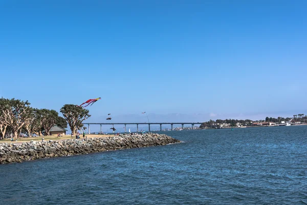 Готель Coronado міст Сан-Дієго, Каліфорнія — стокове фото