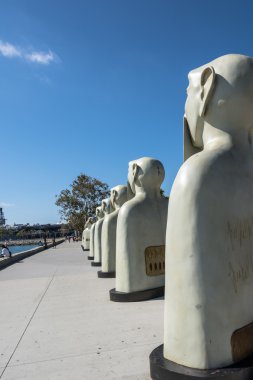 San Diego, Kaliforniya'da heykeller