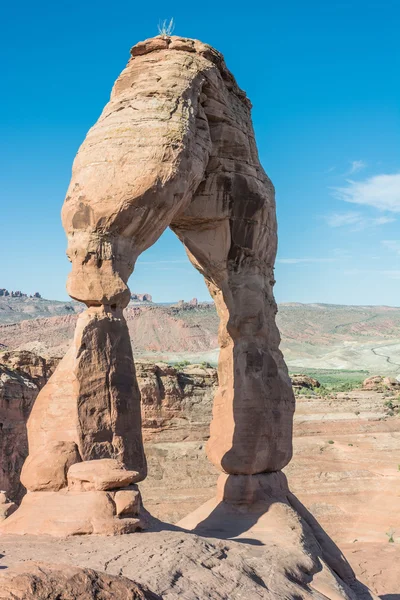 Delikatny łuk w Parku Narodowym Arches, Utah — Zdjęcie stockowe