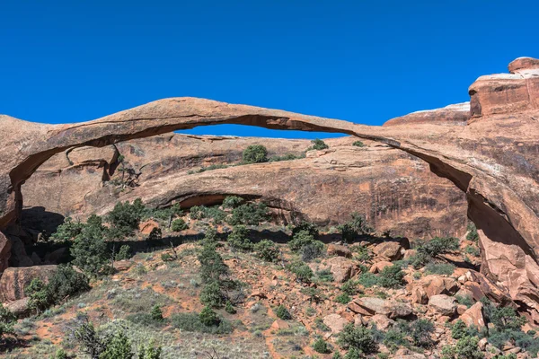 Arco da paisagem no parque nacional de Arches, Utah — Fotografia de Stock