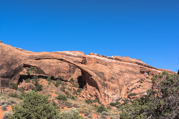 Arco da paisagem no parque nacional de Arches, Utah — Fotografia de Stock