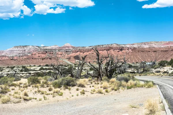Landskap langs Interstate 70 i Utah – stockfoto