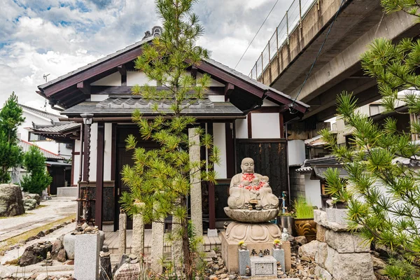 Kyoto Japão Ásia Setembro 2019 Pequeno Templo Perto Arashiyama Bamboo — Fotografia de Stock