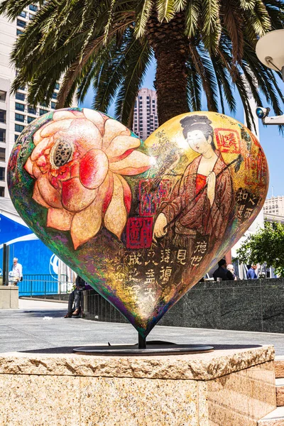 São Francisco Califórnia Eua Maio 2017 Coração São Francisco — Fotografia de Stock