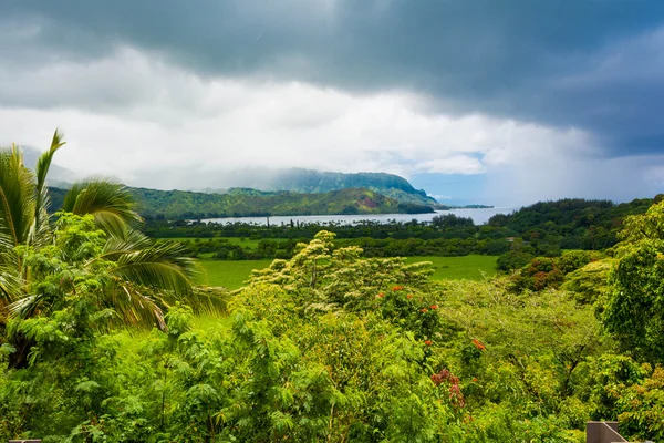 Vale de Hanalei, Havaí — Fotografia de Stock