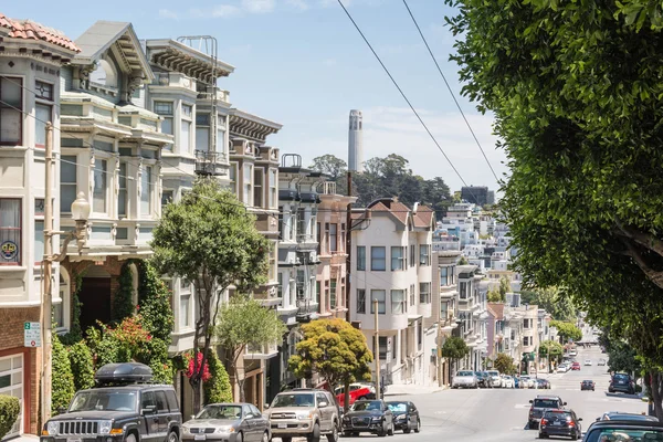 The houses in San Francisco — Stock Photo, Image
