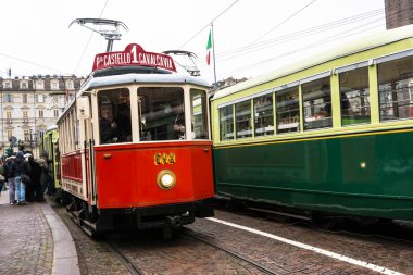 Torino'da kırmızı tarihi tramvay