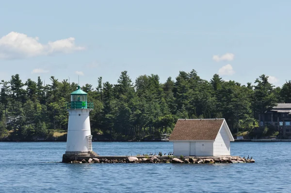 El faro de la roca hundida, NY — Foto de Stock