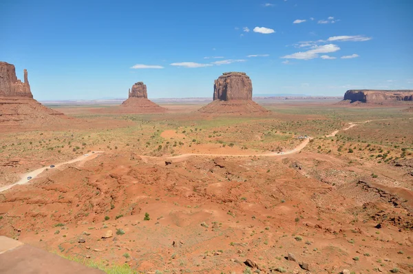 Panoramisch uitzicht op het Monument Valley — Stockfoto