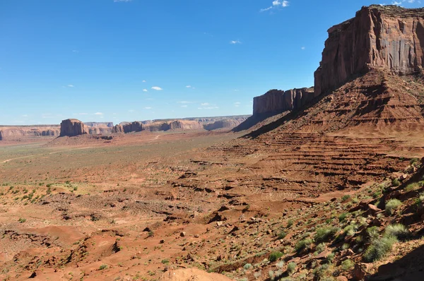 Weergave van het Monument Valley, Utah, Arizona — Stockfoto