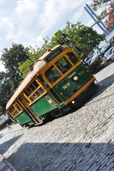 Straßenbahn in der Savanne — Stockfoto