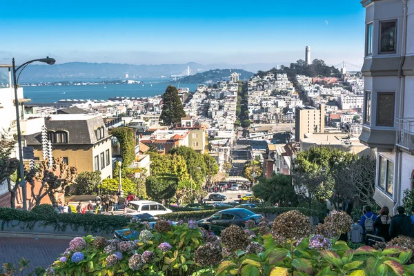 Panoramic view of San Francisco from above — Stock Photo, Image