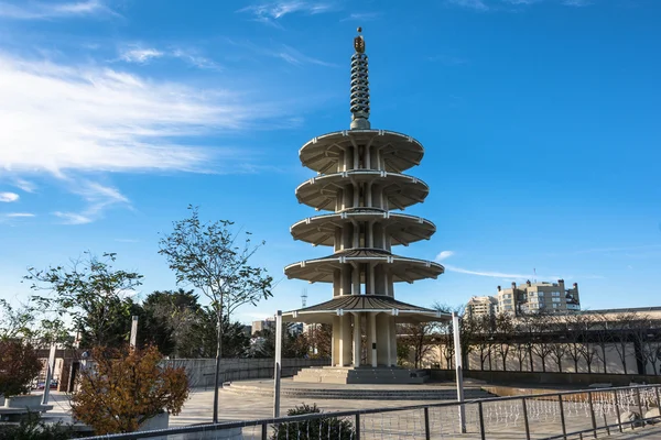 日本人街、San Francisco の平和の塔 — ストック写真