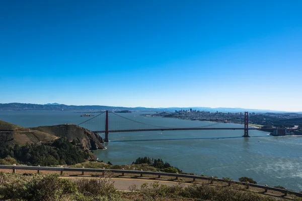 Видом на затоку San Francisco від Headlands — стокове фото