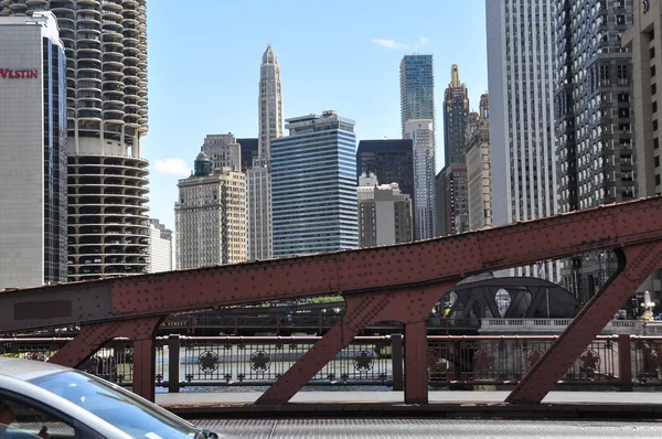 Чикаго Небоскрёбы — стоковое фото