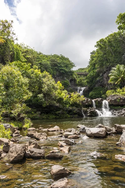 Cascades dans le parc national Haleakala, Maui — Photo