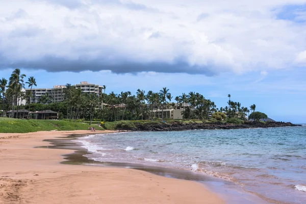 Playa de arena en Wailea en Maui, Hawaii —  Fotos de Stock