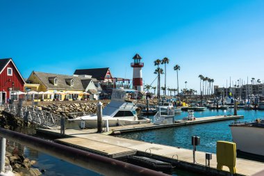 Oceanside harbor, California clipart