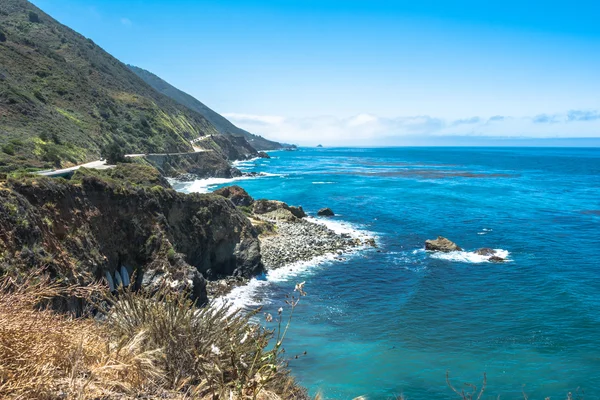 Узбережжя, уздовж Big Sur в Каліфорнії — стокове фото