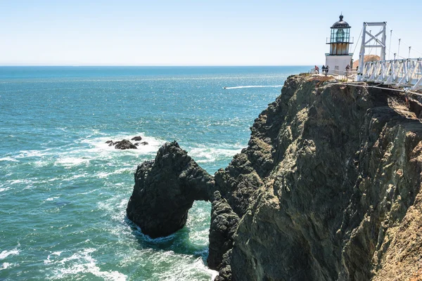 Aponte Bonita Lighthouse, San Francisco Bay — Fotografia de Stock