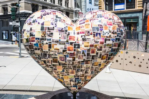 Coração em San Francisco, Califórnia — Fotografia de Stock