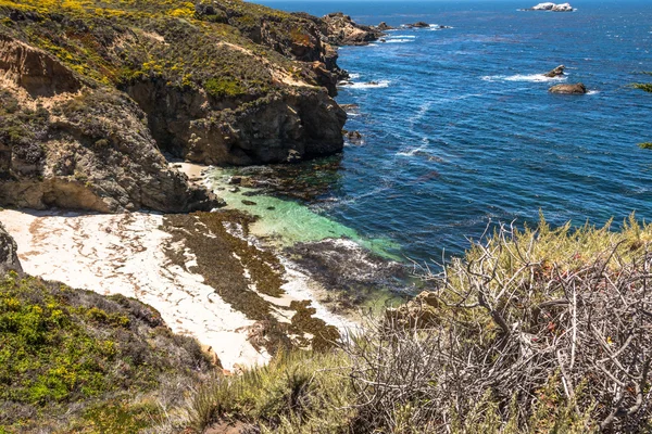 Sand beach along Monterey coast, California — Stock Photo, Image