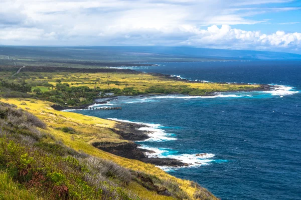 Honuapo Bay coast in Big Island, Hawaii — Stock Photo, Image