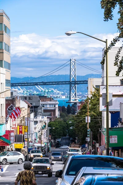 Ulica San Francisco, Kalifornia — Zdjęcie stockowe