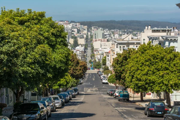 View of a street in San Francisco — Stock Photo, Image