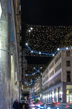 Işık ve sanat via Roma Torino, İtalya