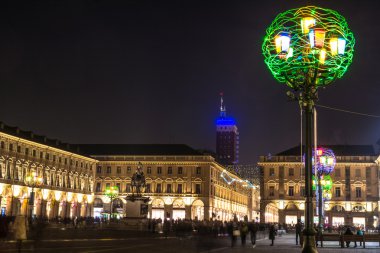 Gece görüş Piazza San Carlo, Turin, Italy