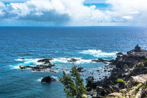 Kahakuloa pobřeží, Maui, Havaj — Stock fotografie