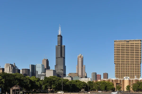 Arranha-céus de Chicago, Illinois — Fotografia de Stock