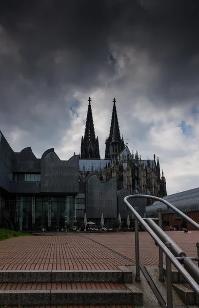 Gökyüzü Almanya Köln Katedrali — Stok fotoğraf