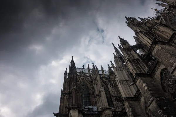 Kölnerdomen mot himlen i Tyskland — Stockfoto
