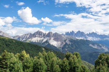 Güney Tyrol, İtalya 'daki Seiser Alm manzara manzarası .