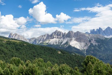 Güney Tyrol, İtalya 'daki Seiser Alm manzara manzarası .
