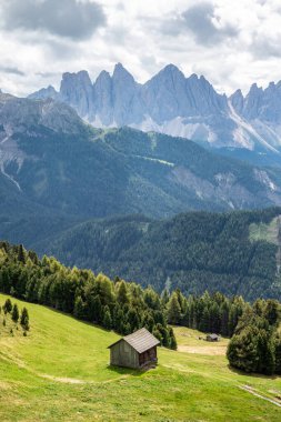 Güney Tyrol, İtalya 'daki Seiser Alm manzara manzarası .