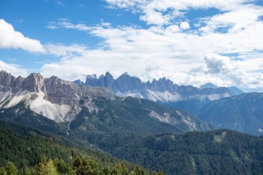 Güney Tyrol, İtalya 'daki Seiser Alm manzara manzarası .