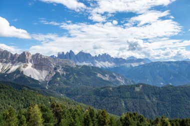 Güney Tyrol, İtalya 'daki Seiser Alm manzara manzarası .