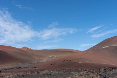 Timanfaya Ulusal Parkı, Lanzarote Adası, Kanarya Adaları 'nda bulunan bir İspanyol milli parkı..