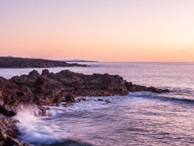 Lanzarote Adası, Kanarya Adaları 'ndaki Deniz Burnu .