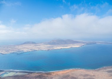 La Grasiosa, Kanarya Adaları 'ndaki manzara