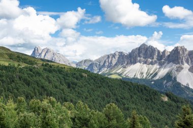 Güney Tyrol, İtalya 'daki Seiser Alm manzara manzarası .