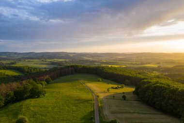 Almanya 'da hava aracı manzarası .