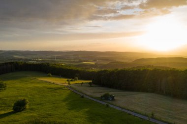 Almanya 'da hava aracı manzarası .